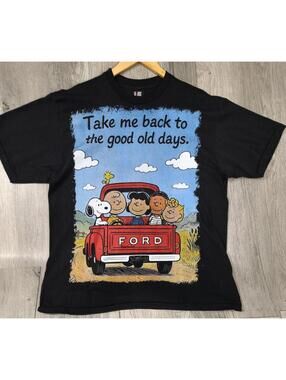 Vintage Snoopy,Peanuts & Friends Shirt AOP Peanuts Tshirt Size XL #10